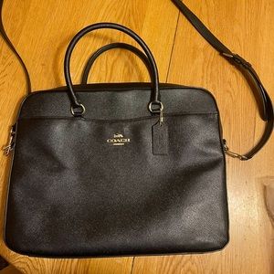 Lightly used Coach laptop bag
